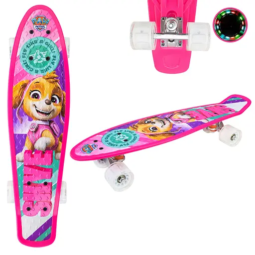 Пенни борд PP2506 Paw Patrol 56*15 см, колеса PU свет 56х15х13 см (6906231354957) - фото 2