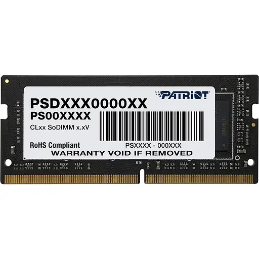 Модуль памяти SO-DIMM 16 ГБ/3200 DDR4 Patriot Signature Line (PSD416G320081S) - фото 1