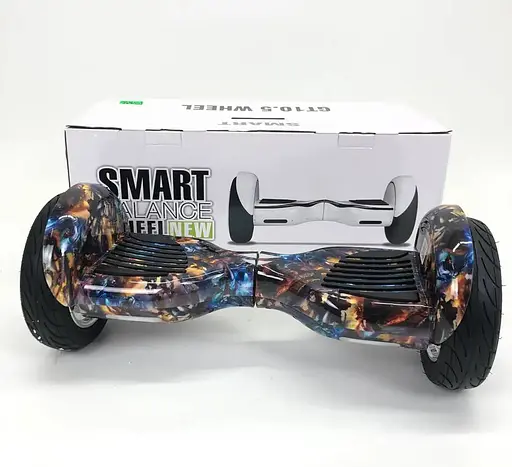 Гіроборд Smart Balance Wheel U20 Pro + Autobalance 10.5"  Кольорове Полум'я - фото 2