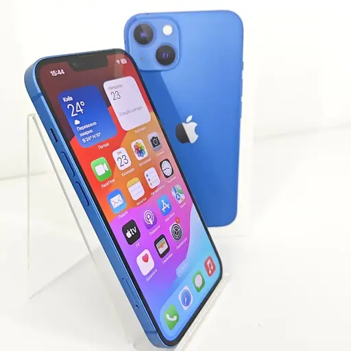 Смартфон Apple iPhone 13 128Gb Blue A2633 (MLPK3ZD/A) (N752Q3KQ4X) Б/В - фото 3