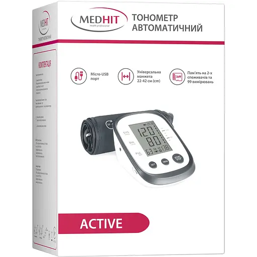 Тонометр автоматический MedHit Active