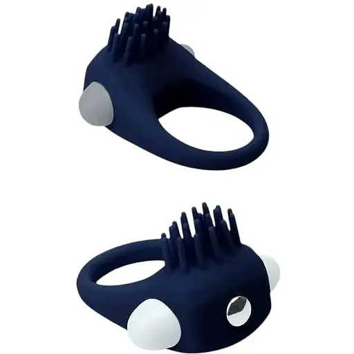 Виброкольцо Dreamtoys Rings of Love Stimu Ring 5.4 см синий