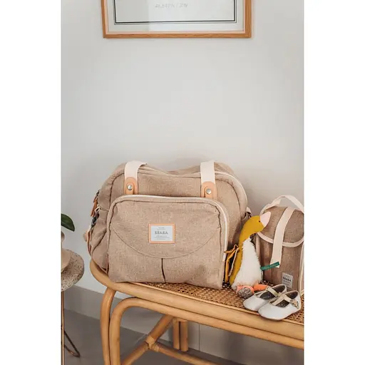 Сумка для мамы Beaba Geneva бежевая (940339) - фото 9