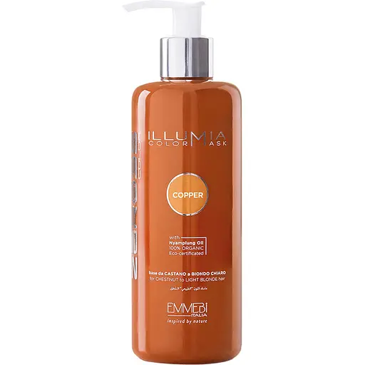 Сяюча тонуюча маска Emmebi Italia Illumia Color Mask Мідь 300 мл (10914)