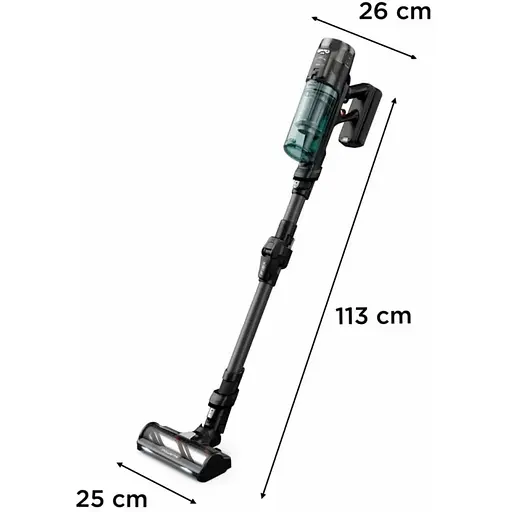 Пилосос Rowenta X-Force Flex 12.60 Neo безпровідний чорно-зелений (RH9L42WO) - фото 4