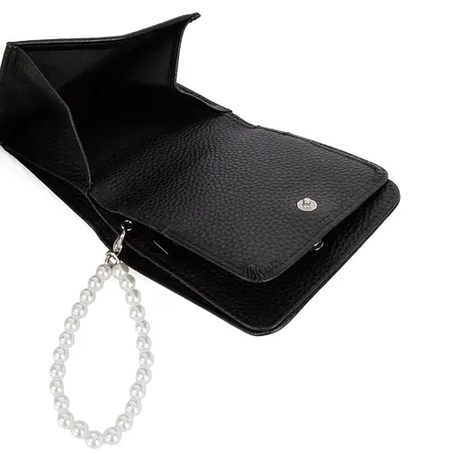 Гаманець жіночий маленький шкіряний Fuerdanni 1831-166 чорний - фото 5