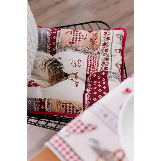 Подушка на стілець Прованс Добробут 40х40 см (44369) - фото 4