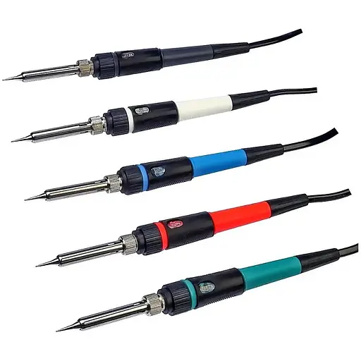 Паяльник Aida A-093A с жалом стандарта 900M (индикатор питания, термоэлемент Hakko, 220V, 40W) - фото 5