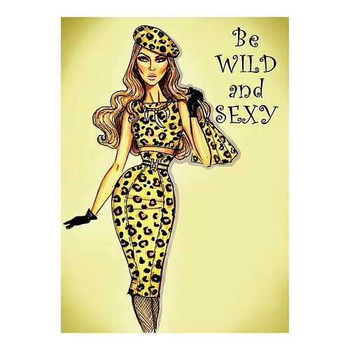 Открытка Be Wild and Sexy - фото 1