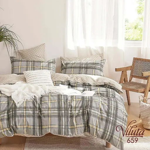 Комплект постільної білизни Viluta сімейний сатин 6596_5070 - фото 2