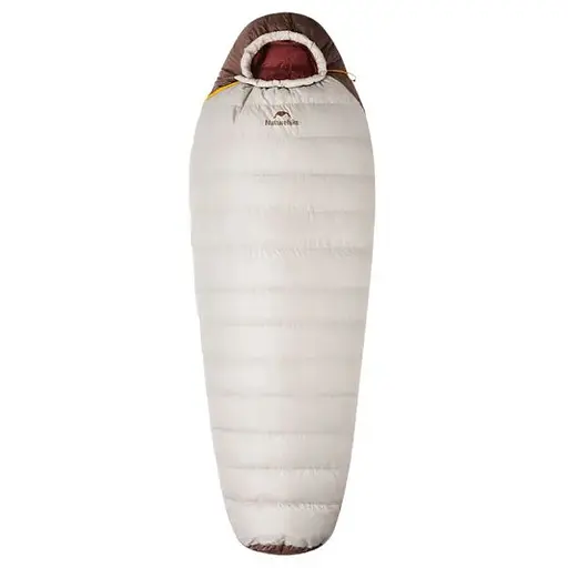 Спальник с натуральным пухом Naturehike Snowbird CNK2550WS014, р-р L, коричневый 400 г