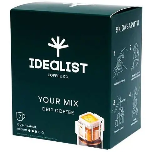 Дрип-кофе Idealist Coffee Co Твой микс 7 шт - фото 1