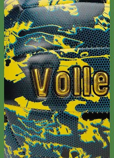 Волейбольный мяч с принтом MEIDA M500-14 мяч для игр и тренировок материал ТПУ 5 размер Желтый с золотом - фото 2