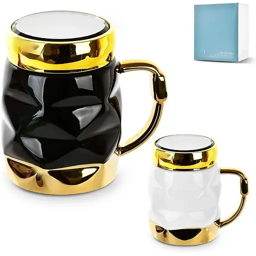 Чашка с крышкой, что закручивается, "Stylish"