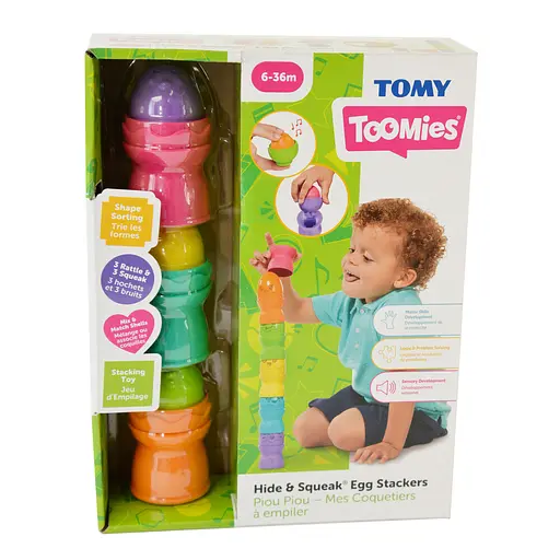 Игровой набор Tomy Toomies Пирамидка из яиц-пищалок (124639)