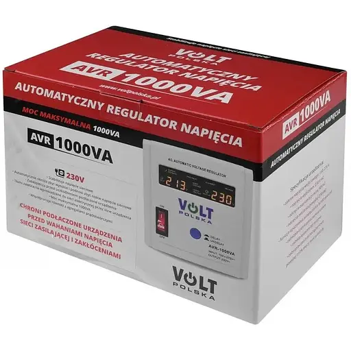 Стабилизатор напряжения Volt Polska AVR 1000VA 8-11% - фото 5
