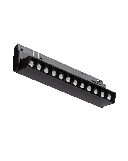 Магнитный трековый светильник Nowodvorski 10145 LVM Focus Out Led 1x9w 3000к 800Lm IP20 Bl - фото 1