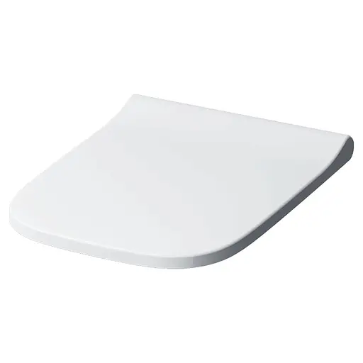 Сидение для унитаза Geberit Smyle Square 500.237.01.1 Soft Close, Белый - фото 1