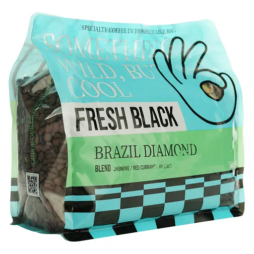 Кава в зернах Fresh Black Brazil 1 кг - фото 3