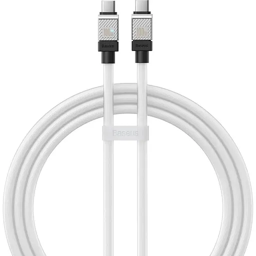 Кабель Baseus CoolPlay Series USB-C to USB-C 100W 2m White (AKW000302) [141251]