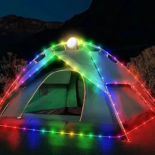 Гірлянда Lumivine, 4-в-1 Lumivine, кемпінгові світильники Lumivine, гірлянда Lumivine, міняюча колір, водонепроникна переносна скл - фото 2