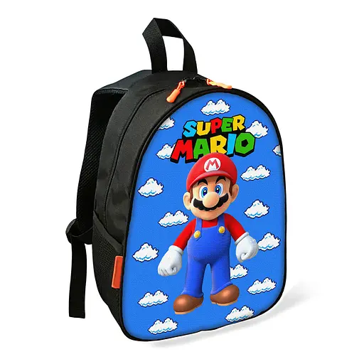 Рюкзак Супер Марио детский школьный/городской 34х27х13 см для мальчика (02447)