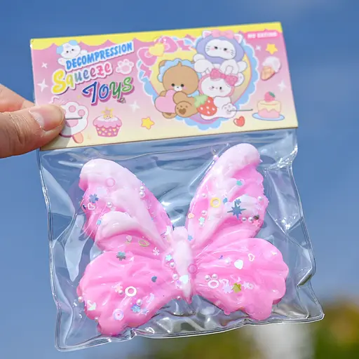 Антистрес Метелик, блискітки, C70649 (В асортименті) - фото 4