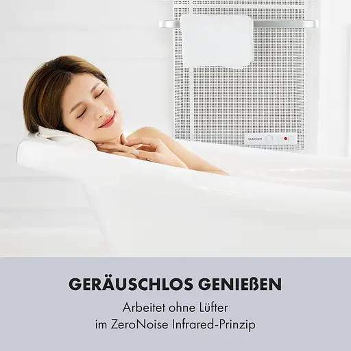 Інфрачервоний обігрівач Klarstein Hot Spot Wave для ванної кімнати (10032994) - фото 4