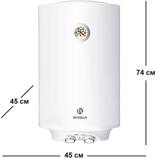 Водонагреватель INTERLUX IRWH-80MW (сухой тен, 1500 Вт) - фото 4