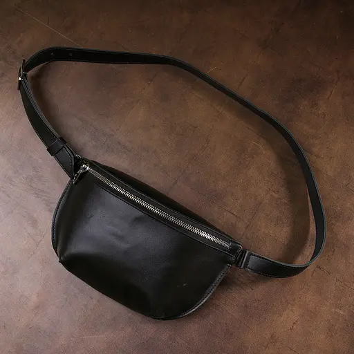 Шкіряна жіноча сумка бананка Shvigel 23х13х5 см sum0020169 - фото 8