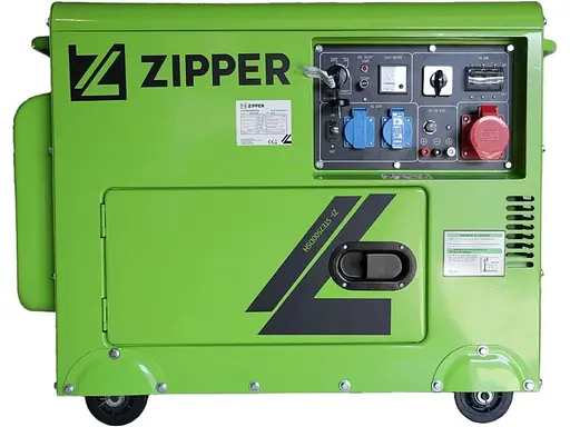 Дизельний генератор Zipper + газова плитка Orcamp CK-505 + електричний обігрівач Gardyer HE2000 та лійка (KZI-STE7500DSH) - фото 3