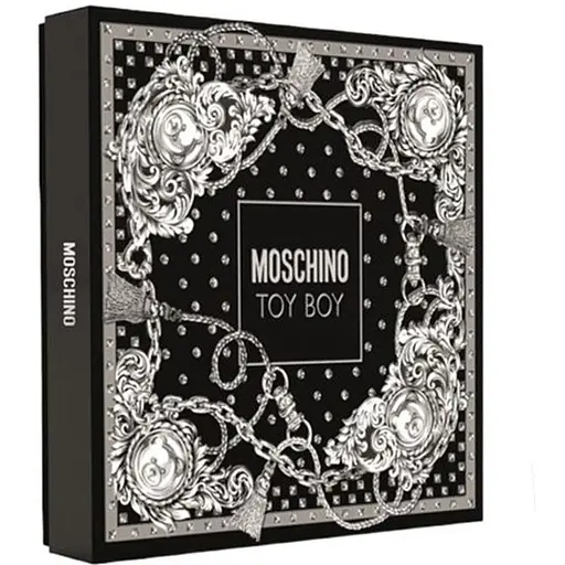 Набір для чоловіків Moschino Toy Boy: Парфумована вода 50 мл + Гель для душу 50 мл + Бальзам після гоління 50 мл - фото 3
