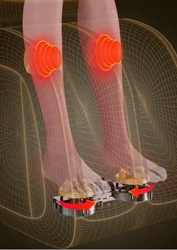Массажная накидка кресло Benbo AM-607G с подогревом - фото 6