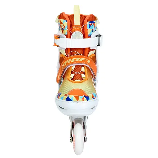 Детские раздвижные ролики A4156-L-OR, размер 39-42 - фото 4