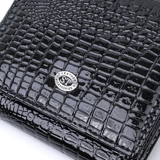 Жіночий шкіряний гаманець ST Leather 10х9х1.5 см acs0029404 - фото 5
