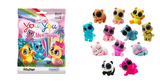 Колекційна фігурка-сюрприз You You – Милі Панди (у дисплеї) - фото 2