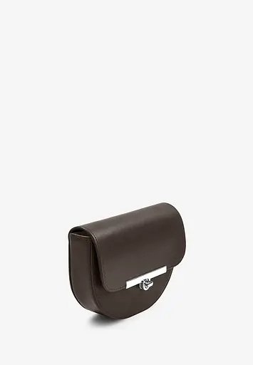 Жіноча шкіряна сумка поясна-кроссбоді Bridget темно-бежевий - фото 6