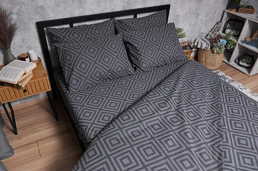 Пододеяльник Moon&Star Бязь Gold Люкс Storm Двуспальный 175x210 см - фото 3