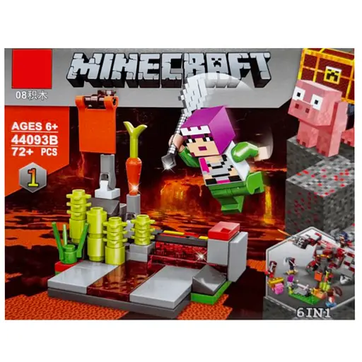 Детский конструктор "Minecraft" 44093B-1, 72 детали