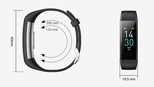 Фітнес-браслет трекер сну смарт-годинник Starmax S5 (1194-02) - фото 5