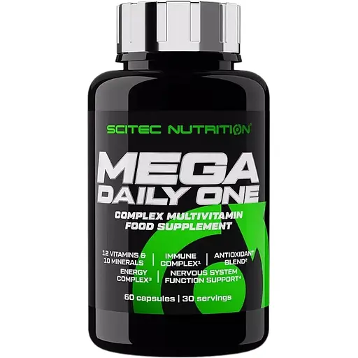 Витаминно-минеральный комплекс Scitec Nutrition Mega Daily One 60 капсул - фото 1