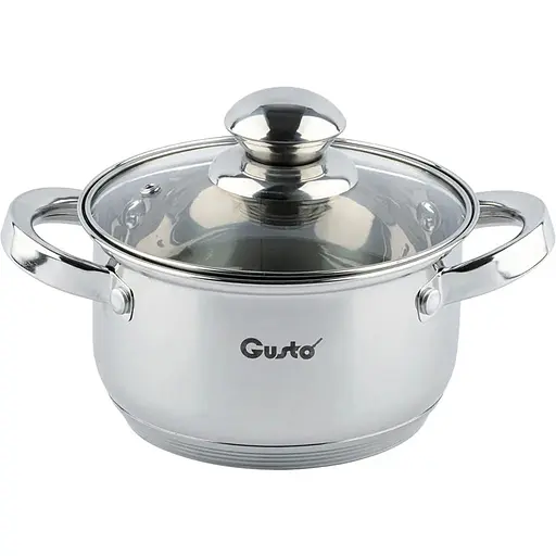 Кастрюля Gusto Nuovo Matte GT-1501-18, 18 см 2.6 л (old) (121297)