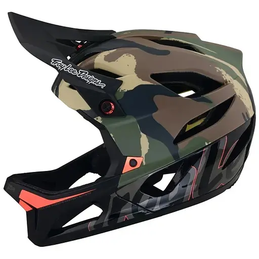 Велошолом Troy Lee Designs Stage Helmet Signature Camo Army Green XL/XXL (1106-115545015) - фото 4