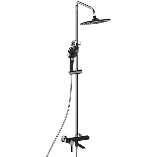 Душова система Mixxus Premium Edem 009-J MI5842, Чорний матовий - фото 1