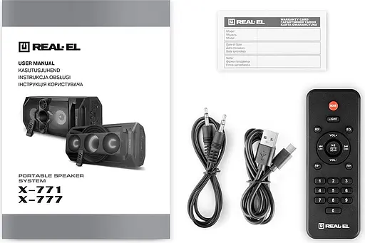 Акустика REAL-EL X-771 Black [82794] - фото 13