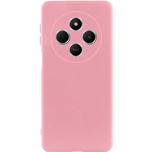 Чохол Getman TPU Liquid Silk Full Camera для Xiaomi Redmi 14C/Poco C75 Рожевий/Pink