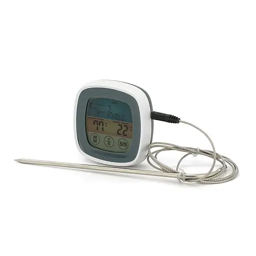 Термометр для їжі EN2022 з виносним щупом, Silver-White - фото 5