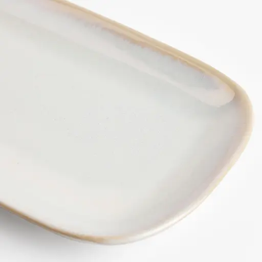 Тарелка МВМ My Home Фьорд прямоугольная 22.5 см айвори (KP-132 IVORY) - фото 3