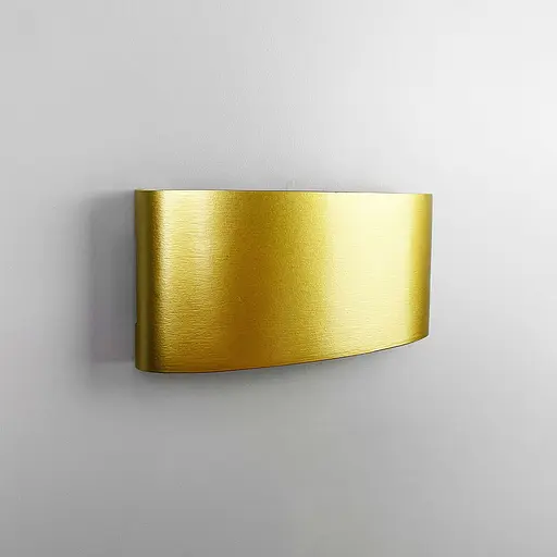 Світильник двосторонній на 6 лінз у золотому корпусі 4000K IP 54 | Line F | Арт. W038/6 AB - фото 3