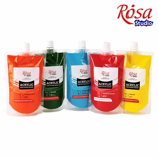 Краска акриловая Rosa Studio Белила титановые 401, 200 мл - фото 2